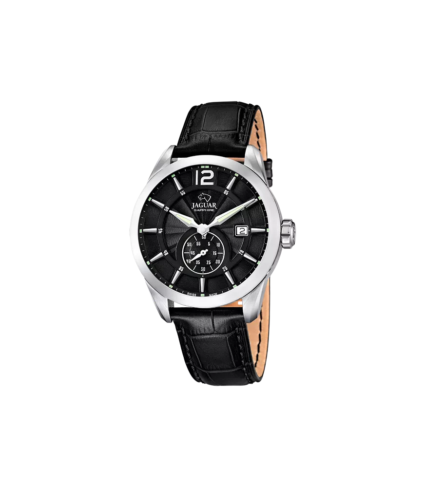 Reloj Jaguar Acamar hombre, cuarzo suizo ,analógico, 3 agujas y calendario.