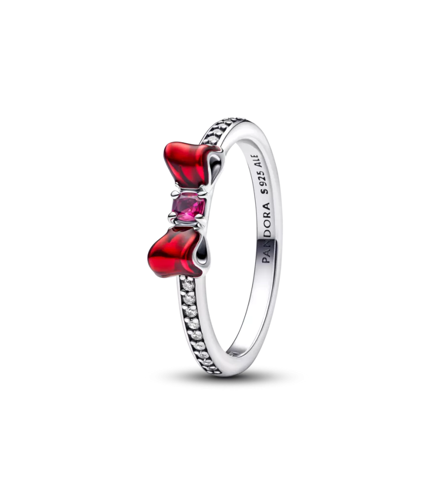 Anillo en plata de ley Lazo Princesa Blancanieves de Disney