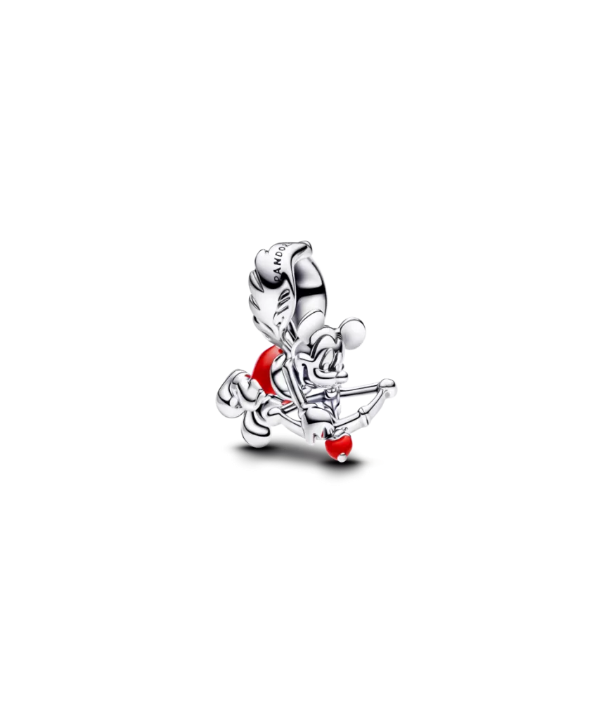 Charm en plata de ley Cupido Mickey Mouse de Disney