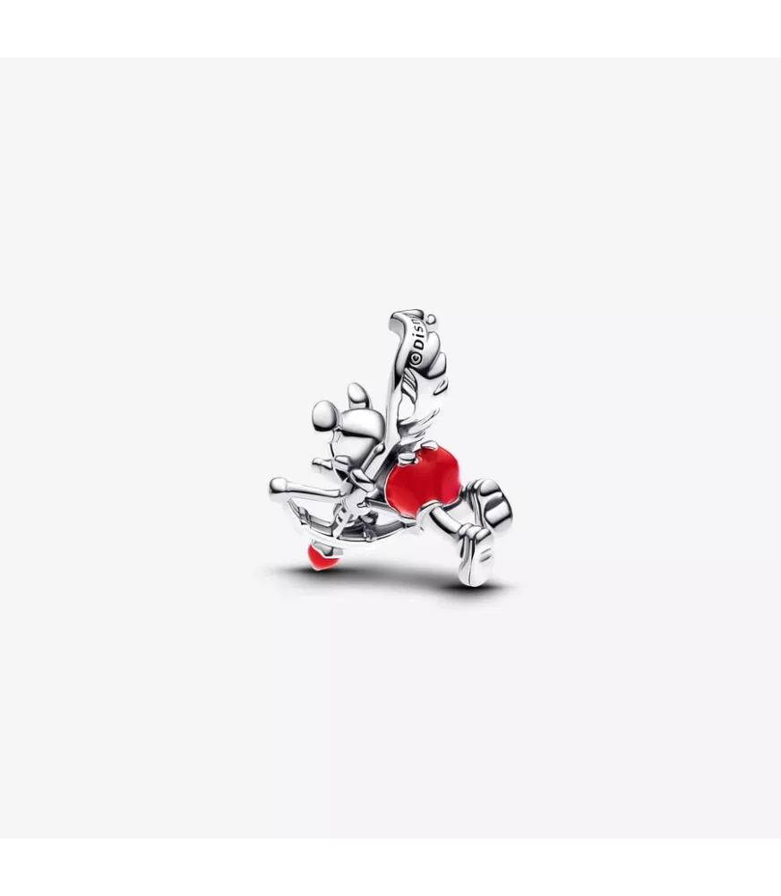 Charm en plata de ley Cupido Mickey Mouse de Disney