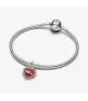 Charm Colgante en plata de ley Flecha Corazón Giratorio