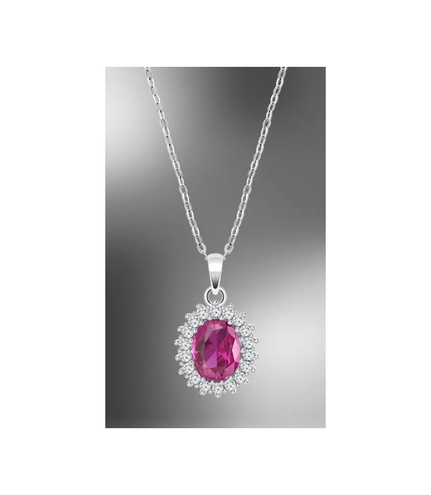 Collar Lotus Silver Colors LP3459-1/4