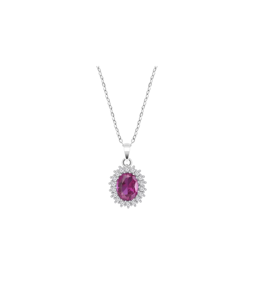 Collar Lotus Silver Colors LP3459-1/4