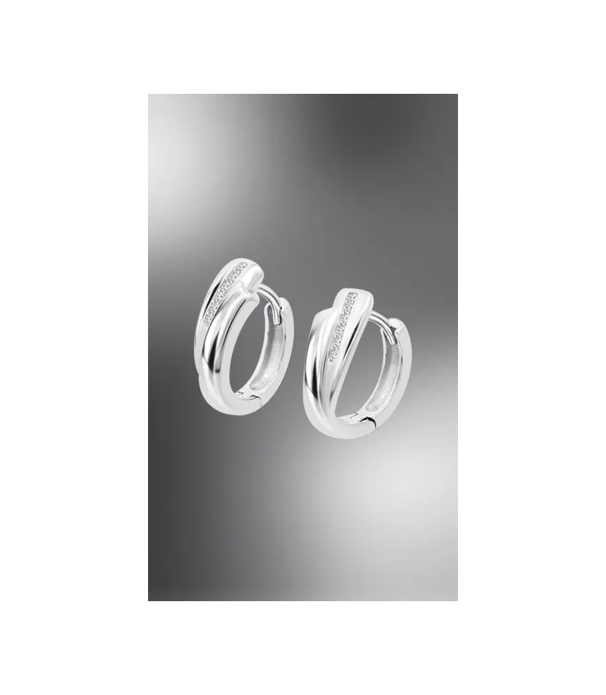 Pendientes Lotus Silver Hoops LP3828-4/1