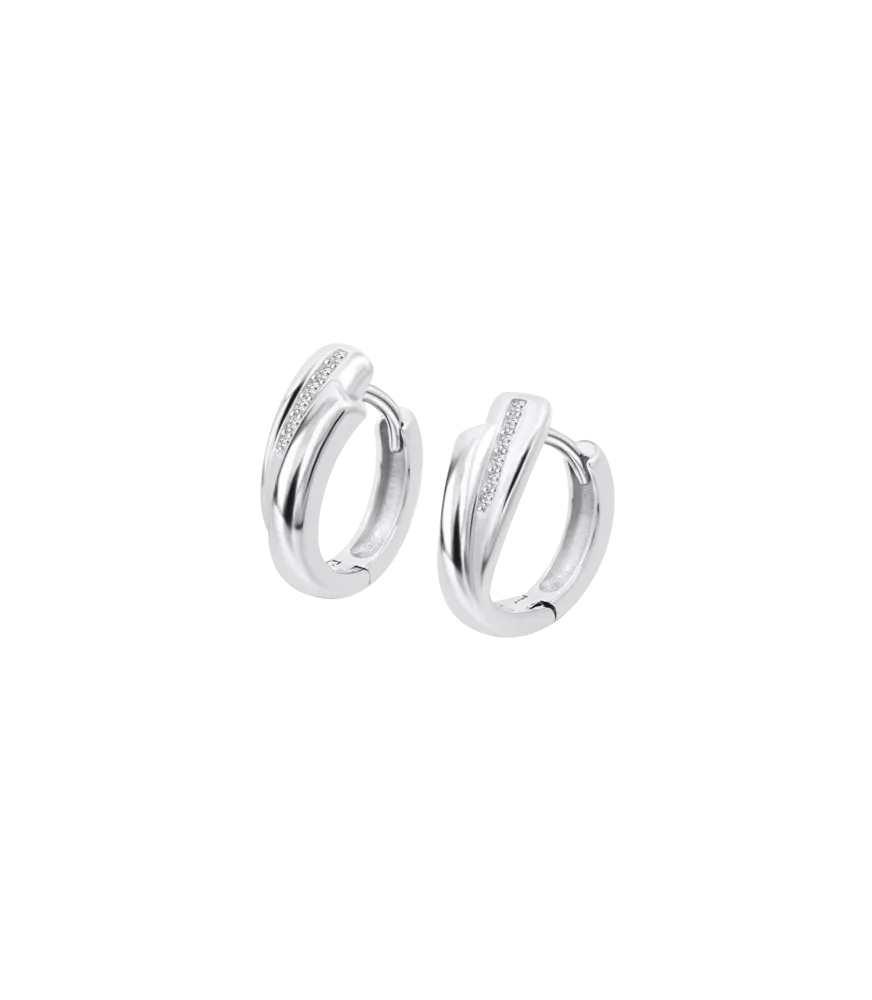 Pendientes Lotus Silver Hoops LP3828-4/1