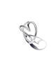 Anillo en plata de ley Corazón Forma Orgánica