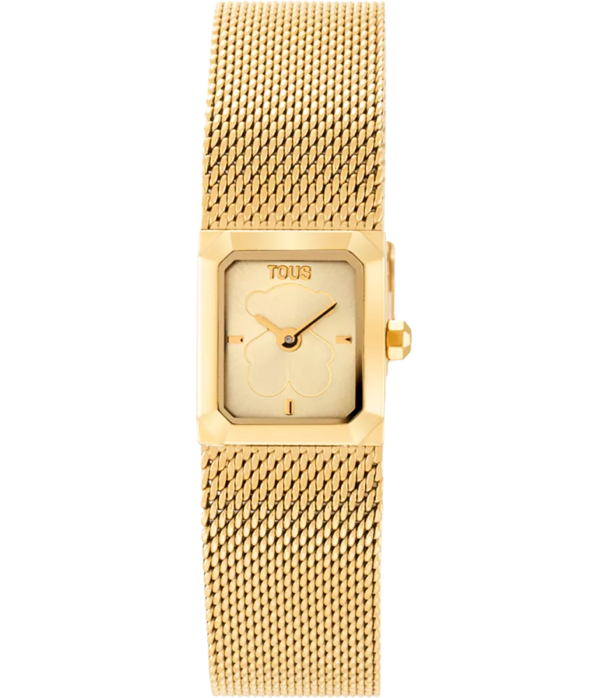 RELOJ TOUS MINI MESH DE ACERO IPRG DORADO PARA MUJER 3000141900