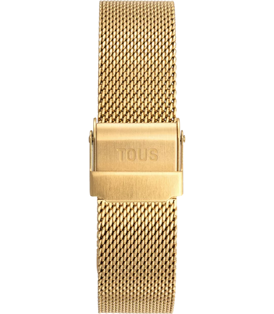 RELOJ TOUS MINI MESH DE ACERO IPRG DORADO PARA MUJER 3000141900
