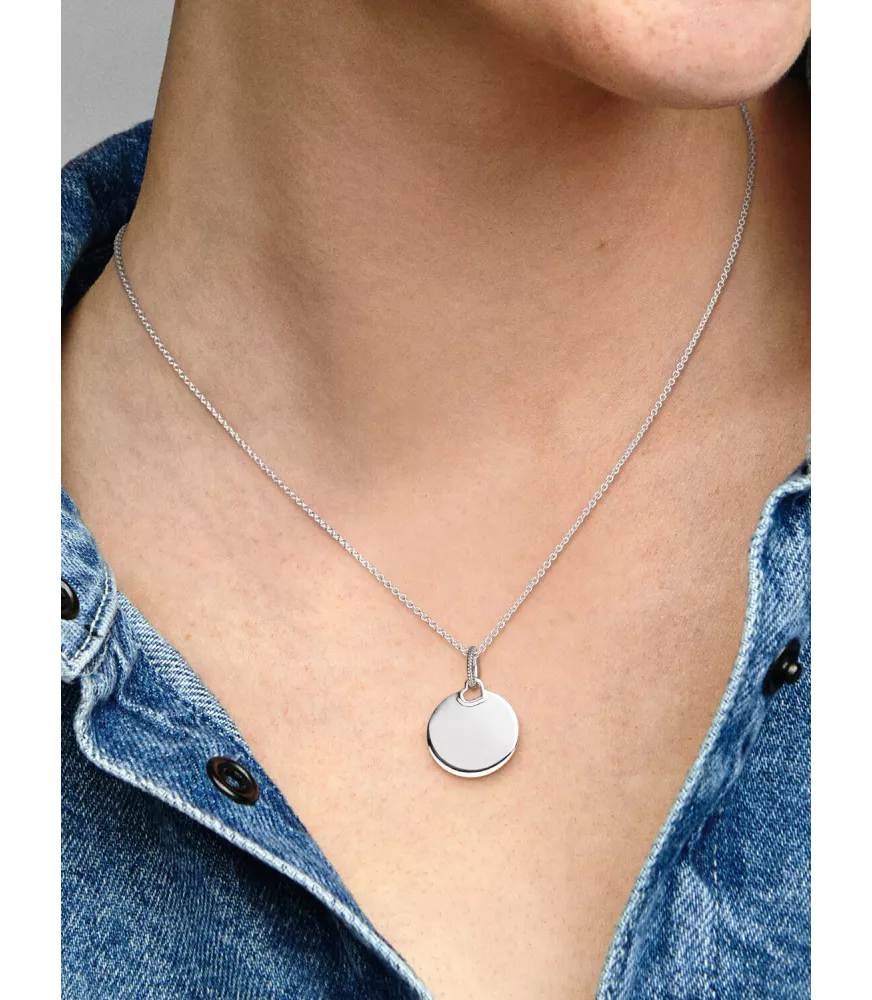 Collar en plata de ley Flecha & Corazón Cristal de Murano