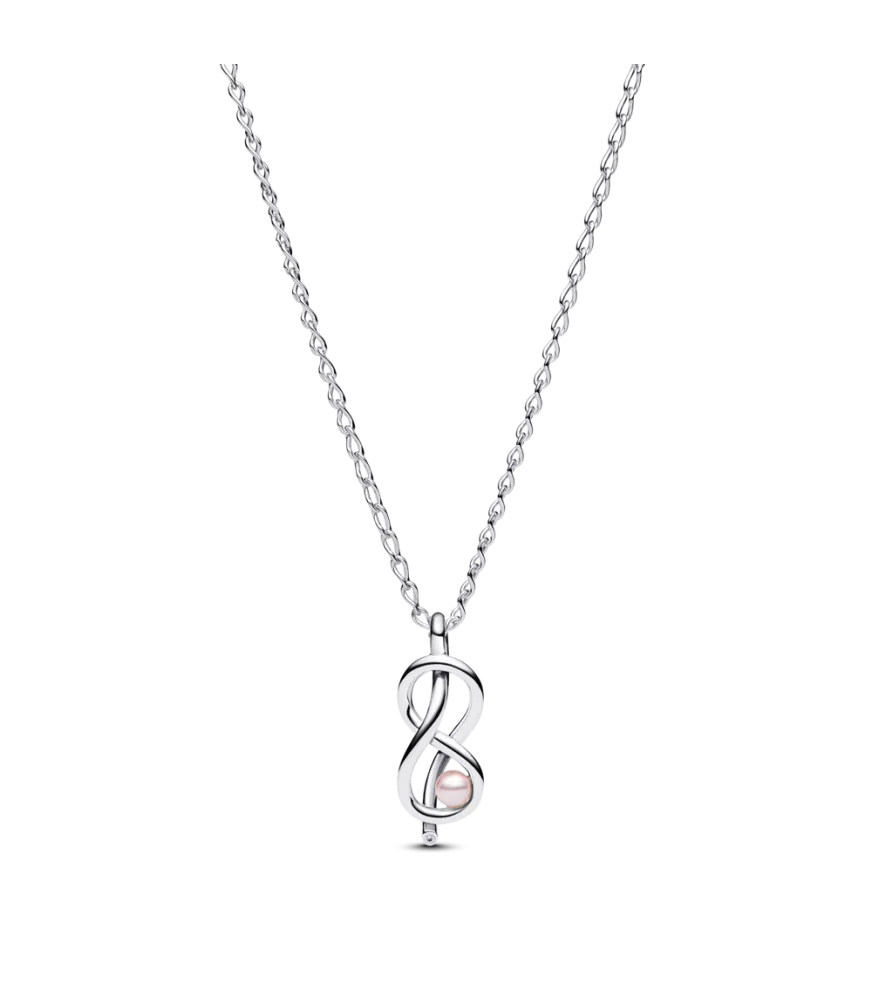 Collar en plata de ley Nudo Infinito