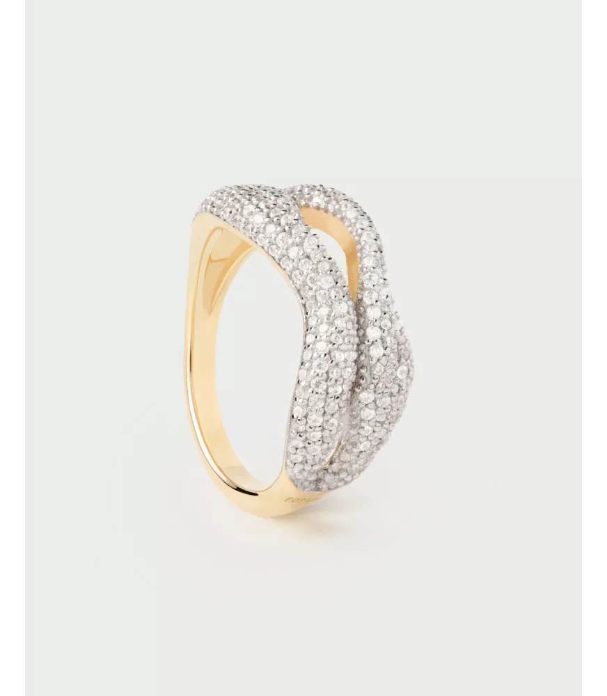 Anillo Pavé Sense, P D Paola, colección Dolphin,