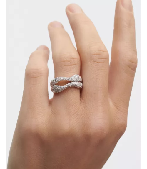 Anillo Pavé Sense, P D Paola, colección Dolphin,