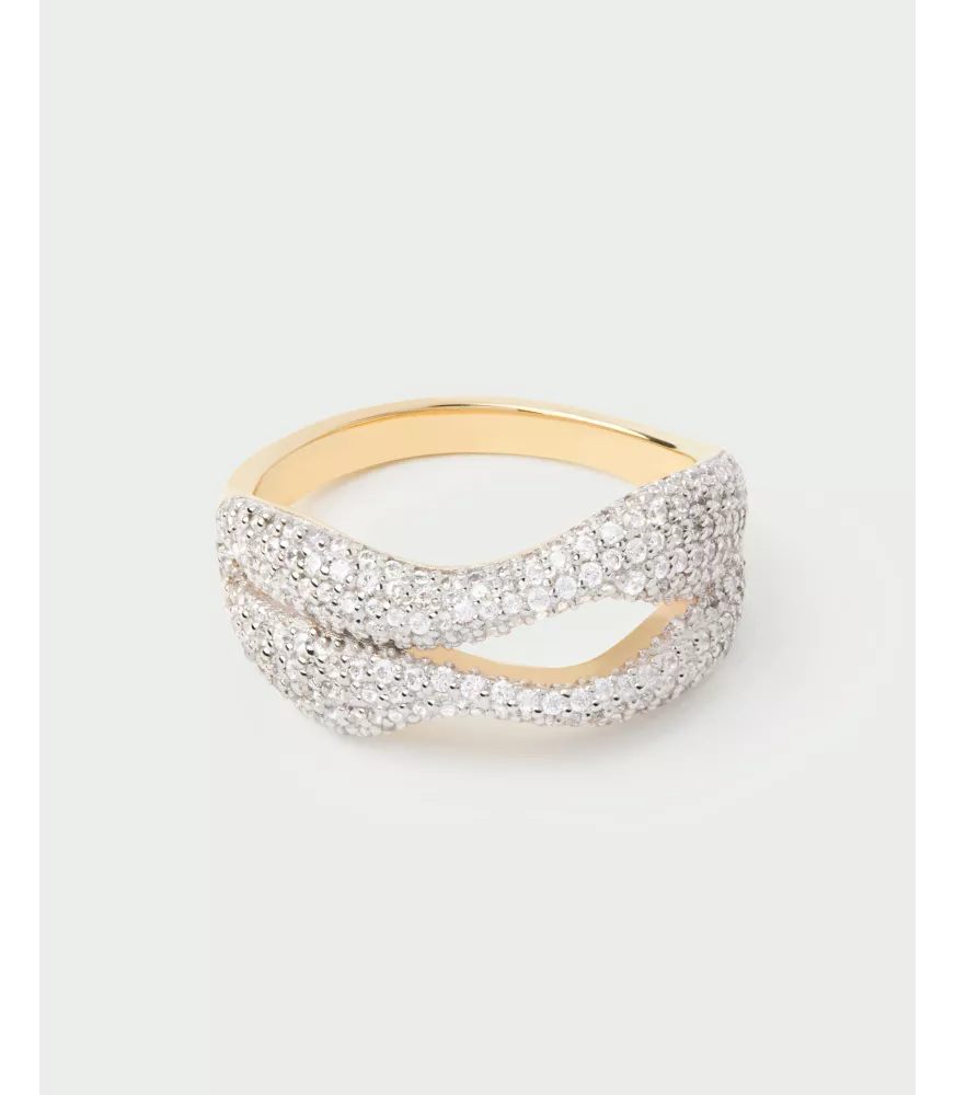 Anillo Pavé Sense, P D Paola, colección Dolphin,