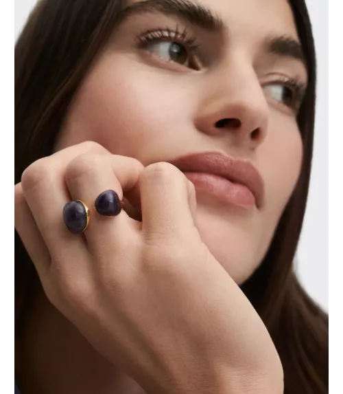 Anillo Amatista Gravity, P D Paola, colección Dolphin,