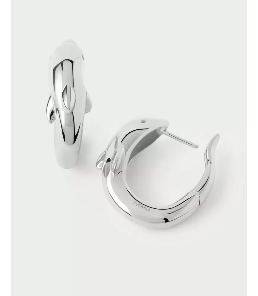 Pendientes aros Dolphin, P D Paola, colección Dolphin,