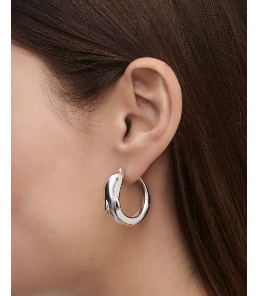 Pendientes aros Dolphin, P D Paola, colección Dolphin,
