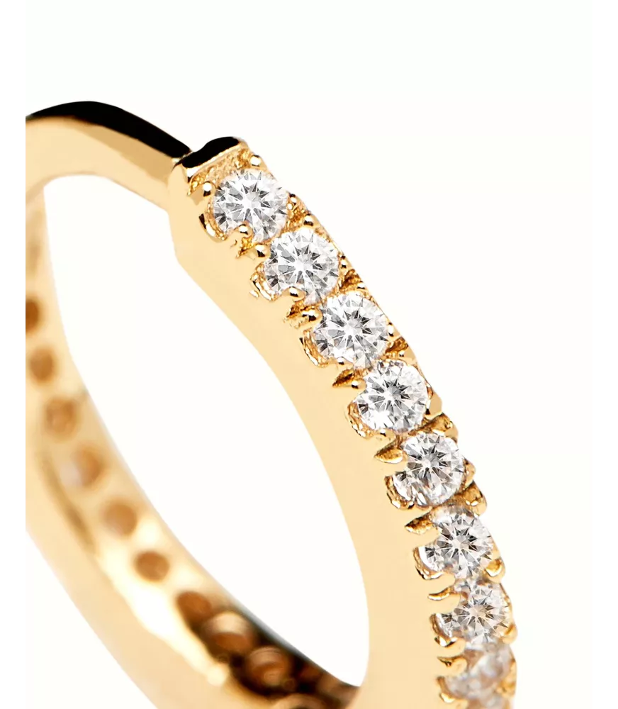 Pendientes aros White Mini, P D Paola, colección Básicos de joyería