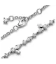 Pulsera cadena en plata de ley Herbario Brillante 