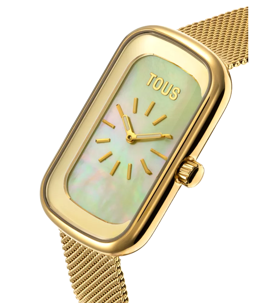 RELOJ TOUS T-BAND CLUB IPG DORADO PARA MUJER 3000140400