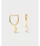 Pendientes aros La Perla Mini, P D Paola, colección La Perla.