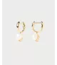 Pendientes aros La Perla, P D Paola, colección La Perla.