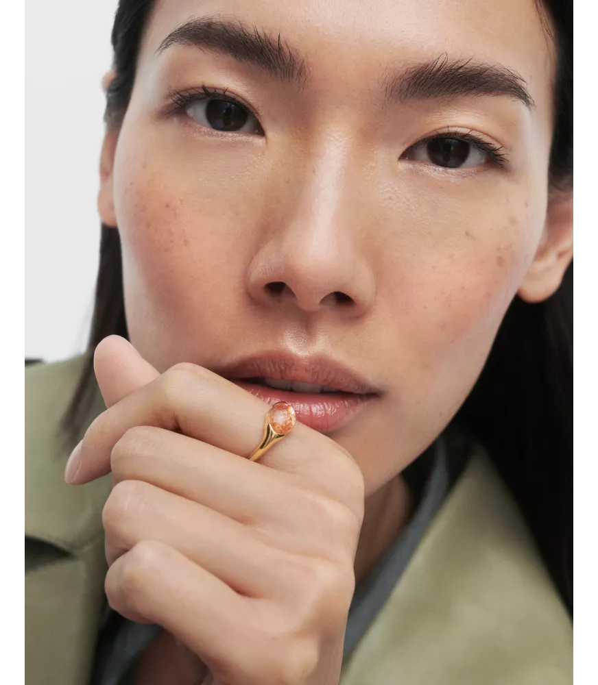 Anillo Piedra Solar Bay, P D Paola, colección Básicos.