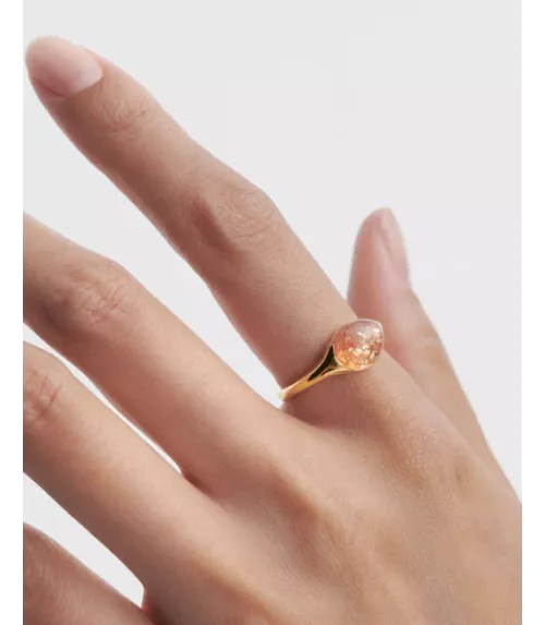 Anillo Piedra Solar Bay, P D Paola, colección Básicos.