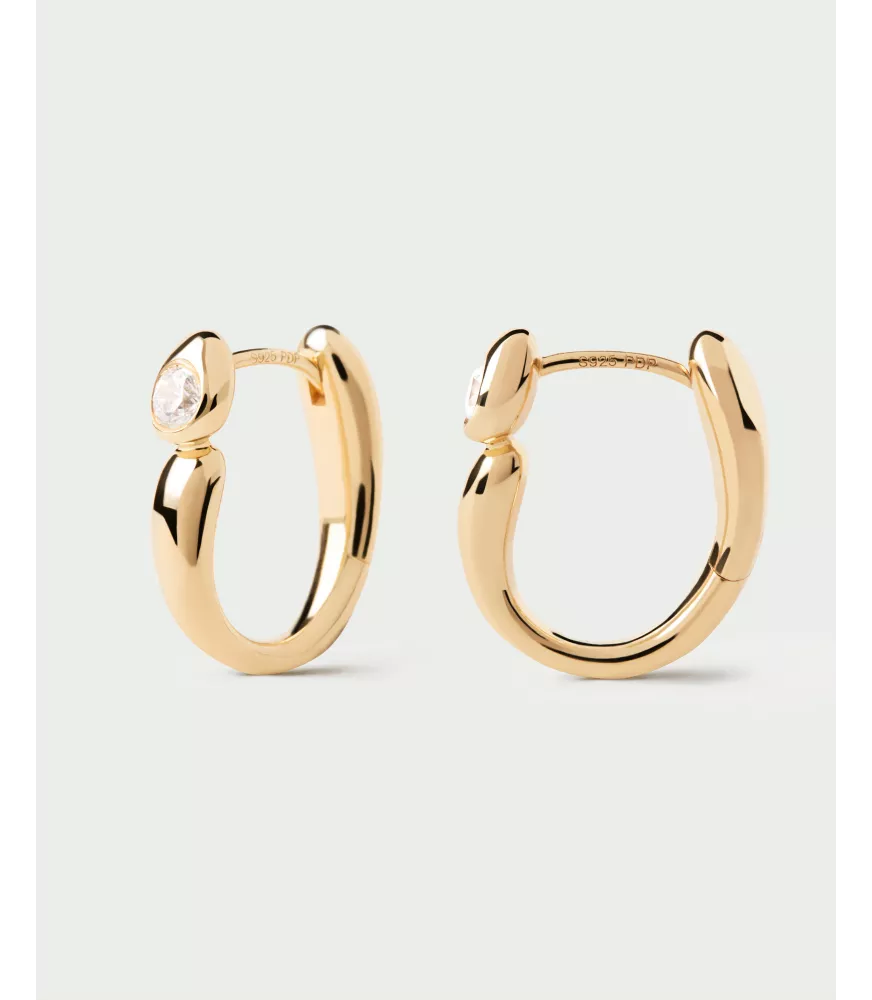 Pendientes Aros Becca, P D Paola, colección Básicos.