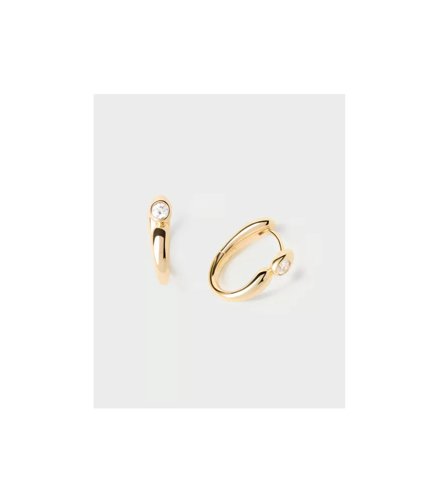 Pendientes Aros Becca, P D Paola, colección Básicos.