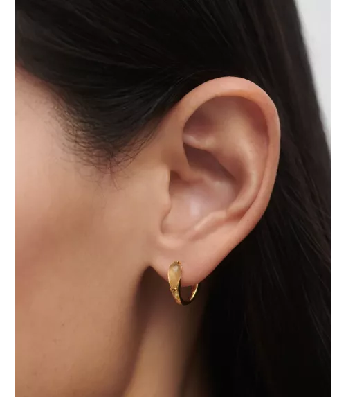 Pendientes Mini Aros Frenita Isla, P D Paola, colección Básicos.