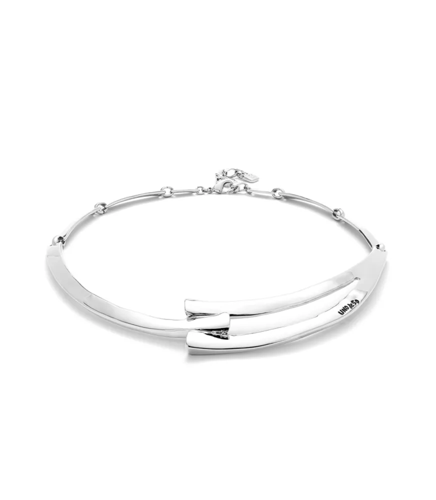 Collar Ser Original UNOde50, en metal bañado en plata