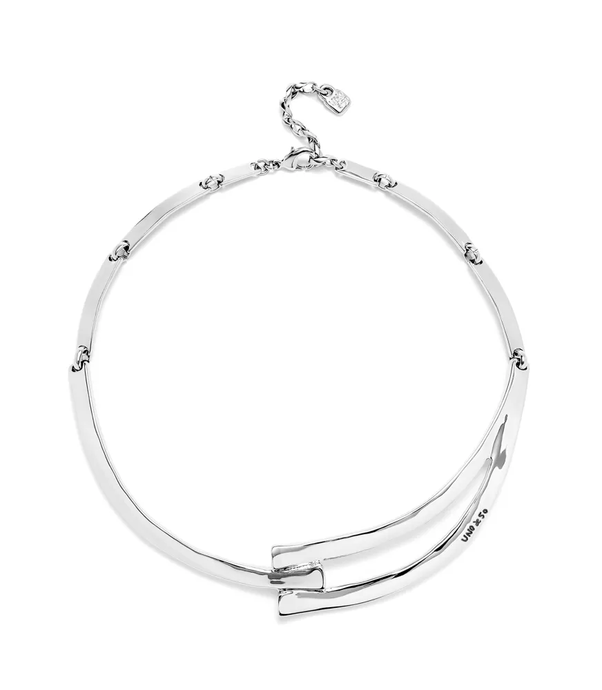 Collar Ser Original UNOde50, en metal bañado en plata