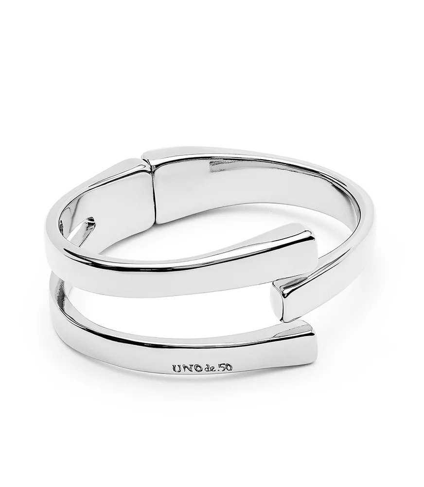 Pulsera Ser Original UNOde50, en metal bañado en plata