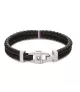 Pulsera para hombre Tommy Hilfiger de cuero trenzado y acero. 2790361