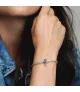 Pulsera Pandora Moments en plata de ley Cadena de Serpiente con Cierre Luna Brillante