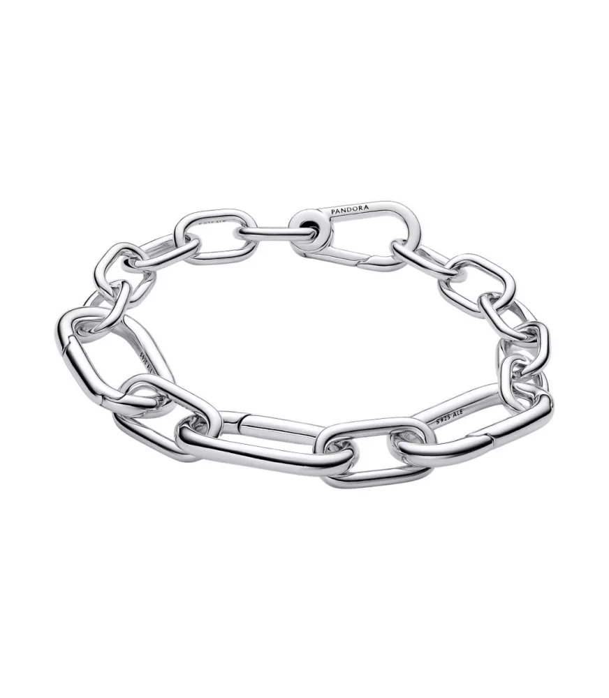 Pulsera Pandora Me en plata de ley Eslabones Link Anchos