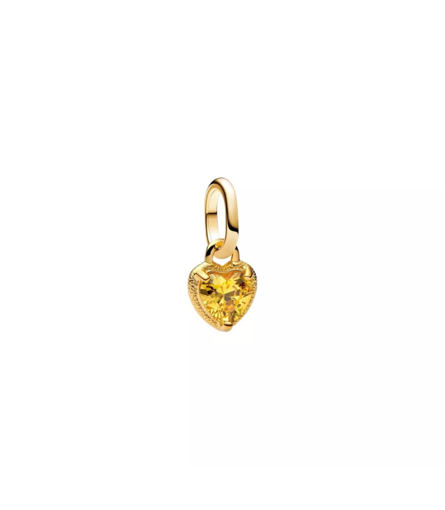 Charm MIni Colgante con un recubrimiento en oro de 14k Mariposa Azul
