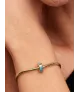 Clip con un recubrimiento en oro de 14k Azul Agua