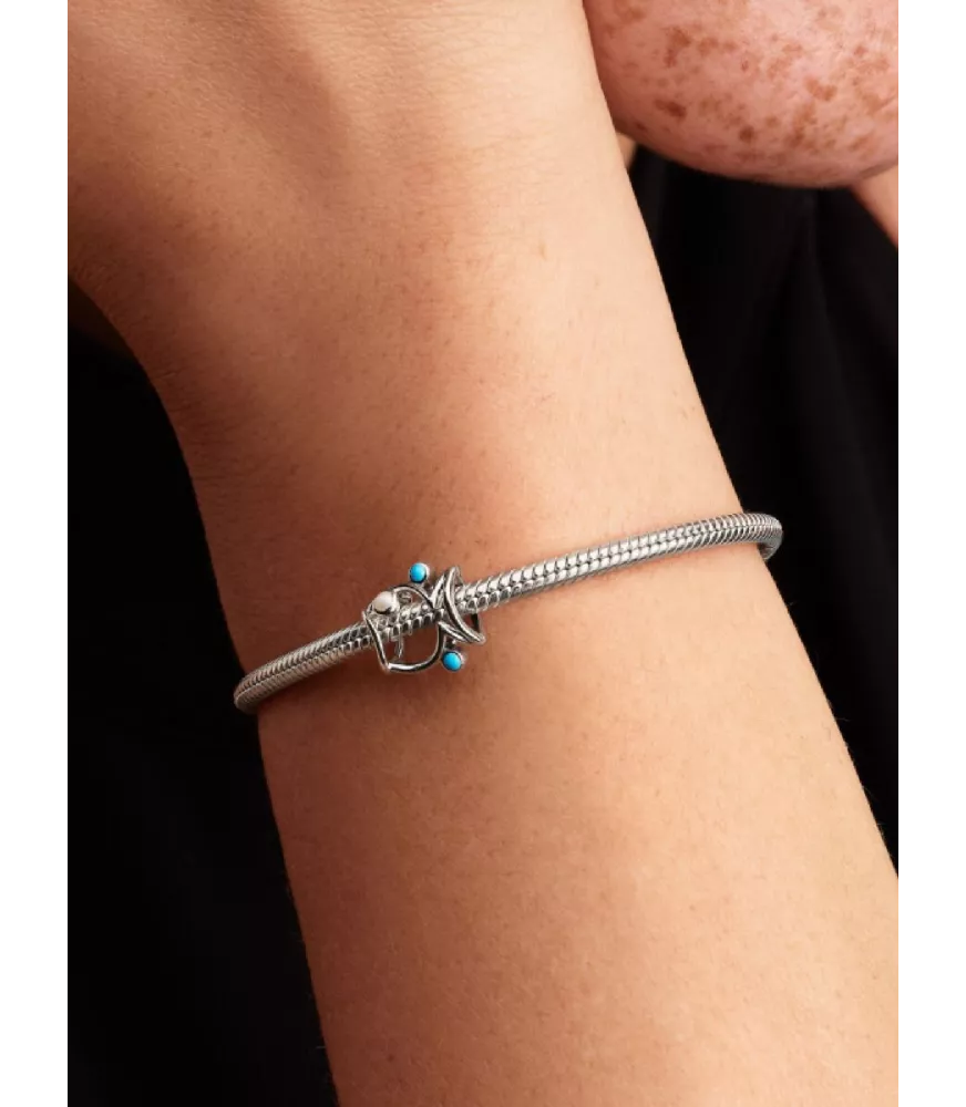 Charm en plata de ley Pez en Filigrana 