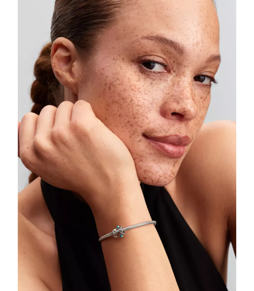 Charm en plata de ley Pez en Filigrana 