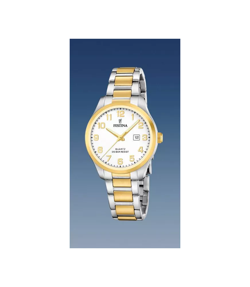 Reloj Festina mujer cuarzo acero bicolor F20739/1