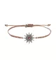 Pulsera Sunfield Chavela Vega Cuarzo Fucsia, en plata. PU065231