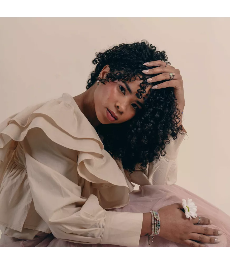 Pulsera Sunfield Azalea Round, en plata. PU065286