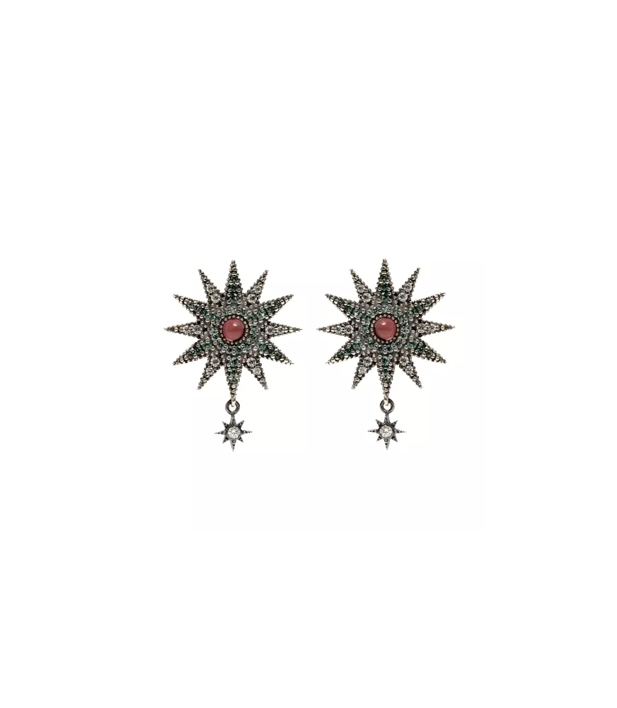 Pendientes Chavela Vega, en plata. PE065231