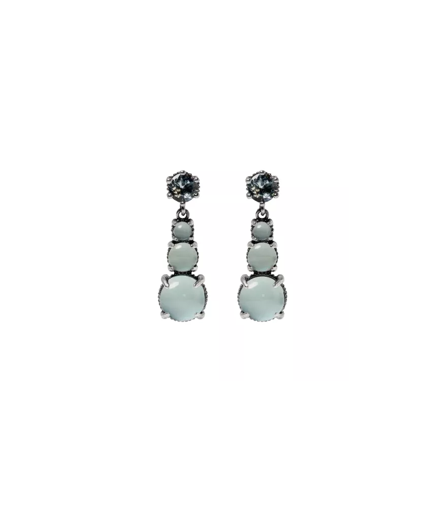 Pendientes Corazón Loco, en plata. PE065260/17