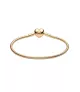 Pulsera Moments en plata de ley y Recubrimiento en oro de 14k cierre corazón