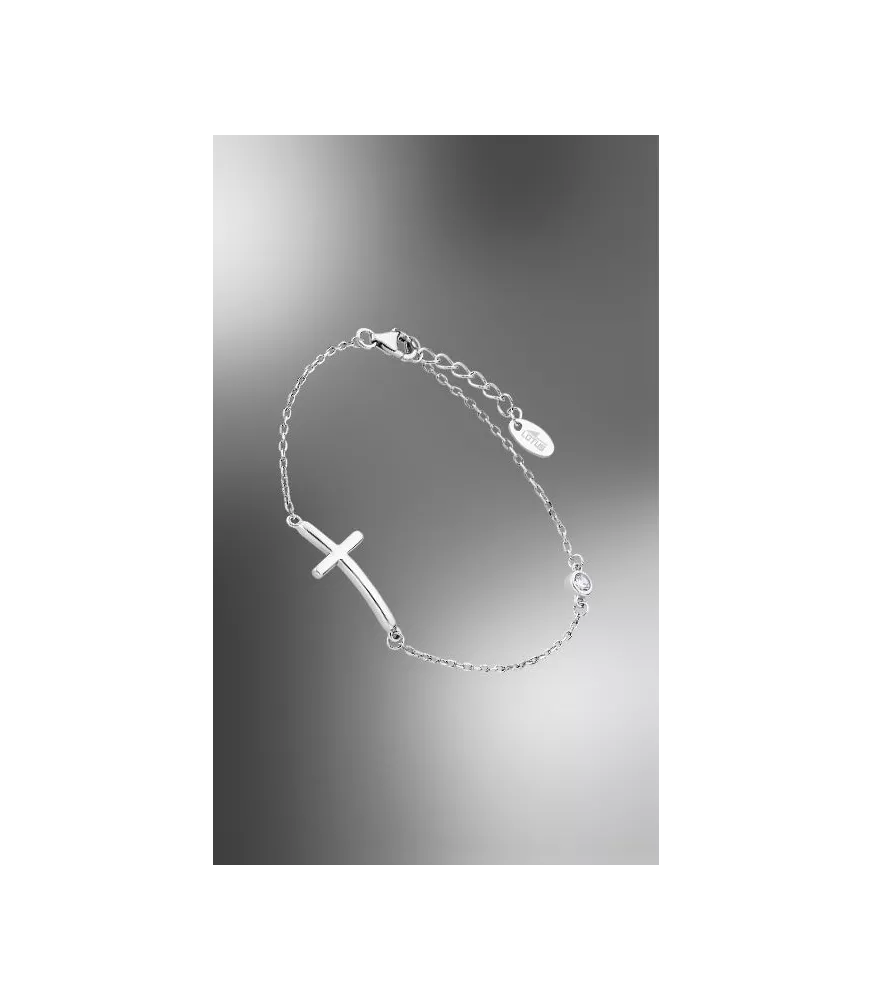 PULSERA LOTUS SILVER TRENDY CRUZ LP1918-2/1