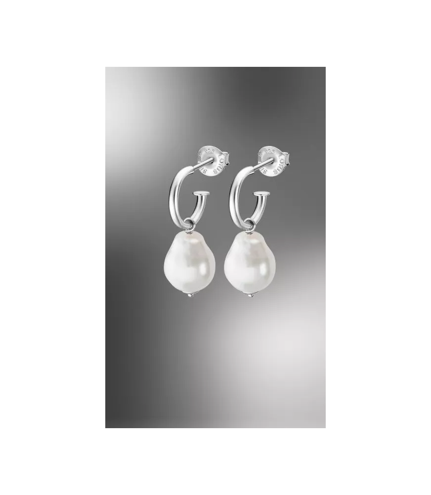 Pendientes Lotus Silver Pearls para mujer. LP3414-4/1 