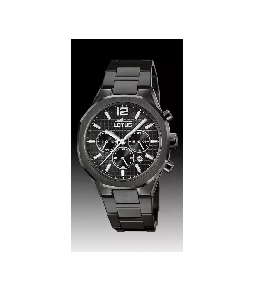Reloj Lotus Freedom hombre, cuarzo ,analógico , 3 agujas, calendario y cronógrafo.