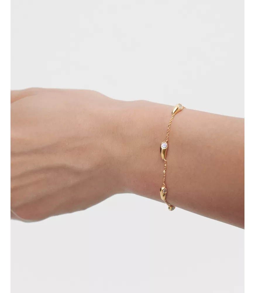 Pulsera Becca, P D Paola, colección Básicos de joyeria.